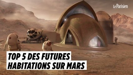 Top 5 des futures habitations sur Mars
