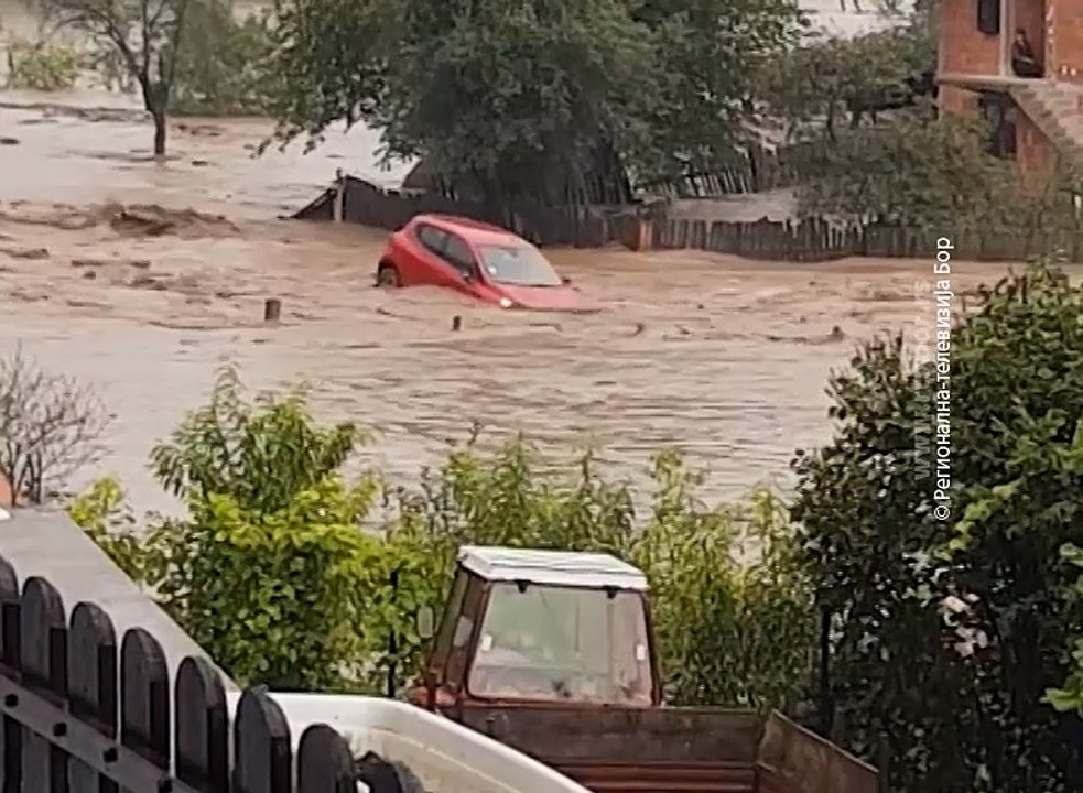 Vanredna situacija u Žagubici zbog poplava, 2. avgust 2018. (RTV Bor)