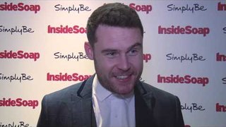 Emmerdale's Danny Miller has Aaron Dingle & Robert Sugden's reunion at Inside Soap Awards 2017