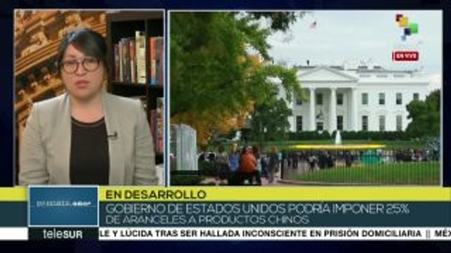 EEUU: Trump considera imponer 25% de aranceles a productos chinos