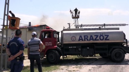 Çiftlik evinde yangın - KIRKLARELİ