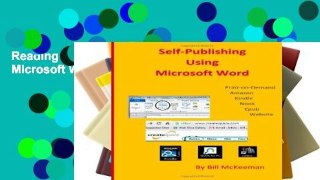 Reading Online Self-Publishing using Microsoft Word For Ipad