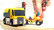 BRIO Toys CONSTRUCTION SITE! Learn Numbers (1) Learn to Count Trucks & Railway Trains