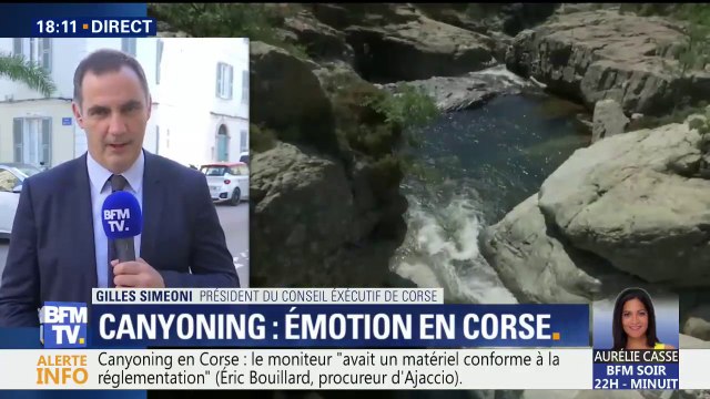 Accident mortel de canyoning: Nous avons tous été bouleversés , témoigne Gilles Simeoni