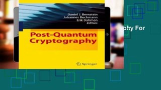 Reading books Post-Quantum Cryptography For Kindle