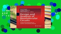 D0wnload Online Design and Analysis of Biomolecular Circuits For Kindle