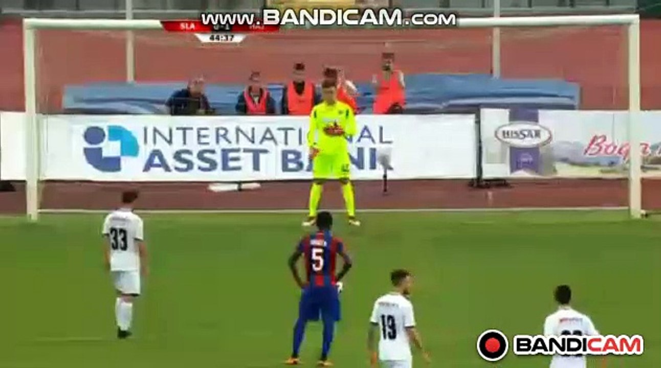 Penalty Goal Ivanov G. (1-1) Slavia Sofia vs Hajduk Split