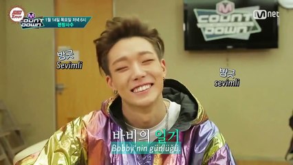iKON - M COUNTDOWN (Bobby'nin Günlüğü) (Türkçe Altyazılı)