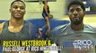 Russell Westbrook & Paul George TEAM UP at Rico Hines Run at UCLA!! Russ CRAZY Dunks!