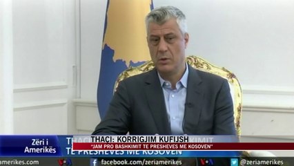 Télécharger la video: Thaçi: Nëse arrihet marrëveshja, Lugina e Preshevës i bashkohet Kosovës - News, Lajme - Vizion Plus