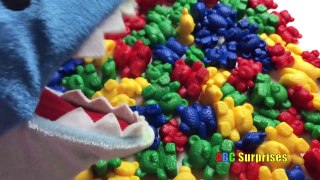 Learn Colors And Spelling With Counting Mini Teddy Bear Toys for Kids