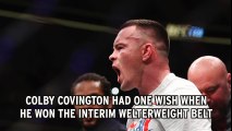 Colby Covington's wish comes true, meets President Donald Trump