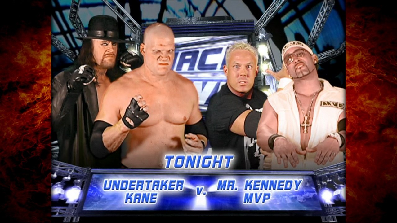 The Undertaker & Kane vs Mr. Kennedy & MVP No DQ Tag Team Match 11/3/06 (1/3)