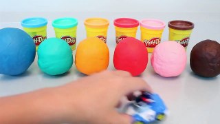 Learn Colors Clay Surprise Eggs Slime Rainbow Colours Play Doh Dots Disney Cars, Shopkins