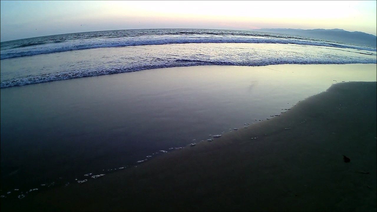 Pacific Ocean at California, Venice beach,  Sunsets