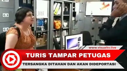 Download Video: Viral! Tampar Petugas Imigrasi Bali, Turis Inggris Bakal Segera Dideportasi