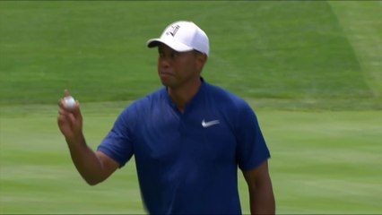 Les plus beaux coups de Tiger Woods lors du 1er tour
