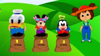 Mickey Mouse Clubhouse Transforms Into Baa Baa Black Sheep | Minnie Mouse, Daisy, Donald,