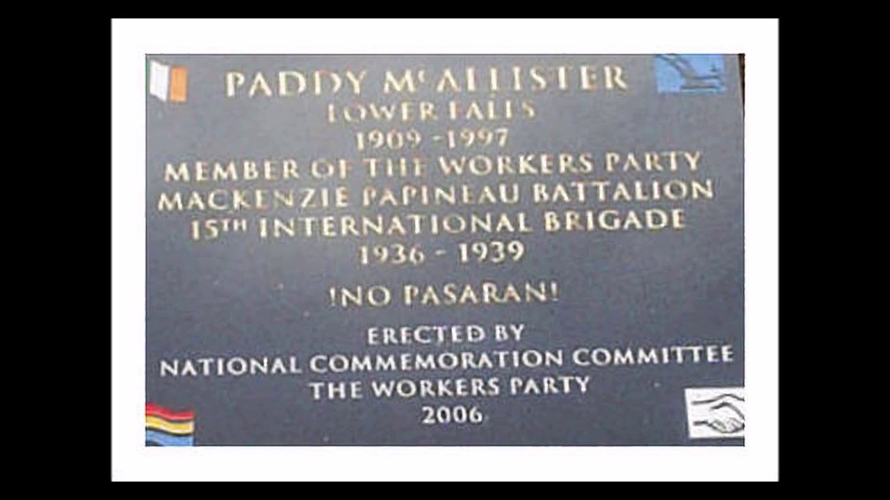 IRISH IN THE SPANISH CIVIL WAR