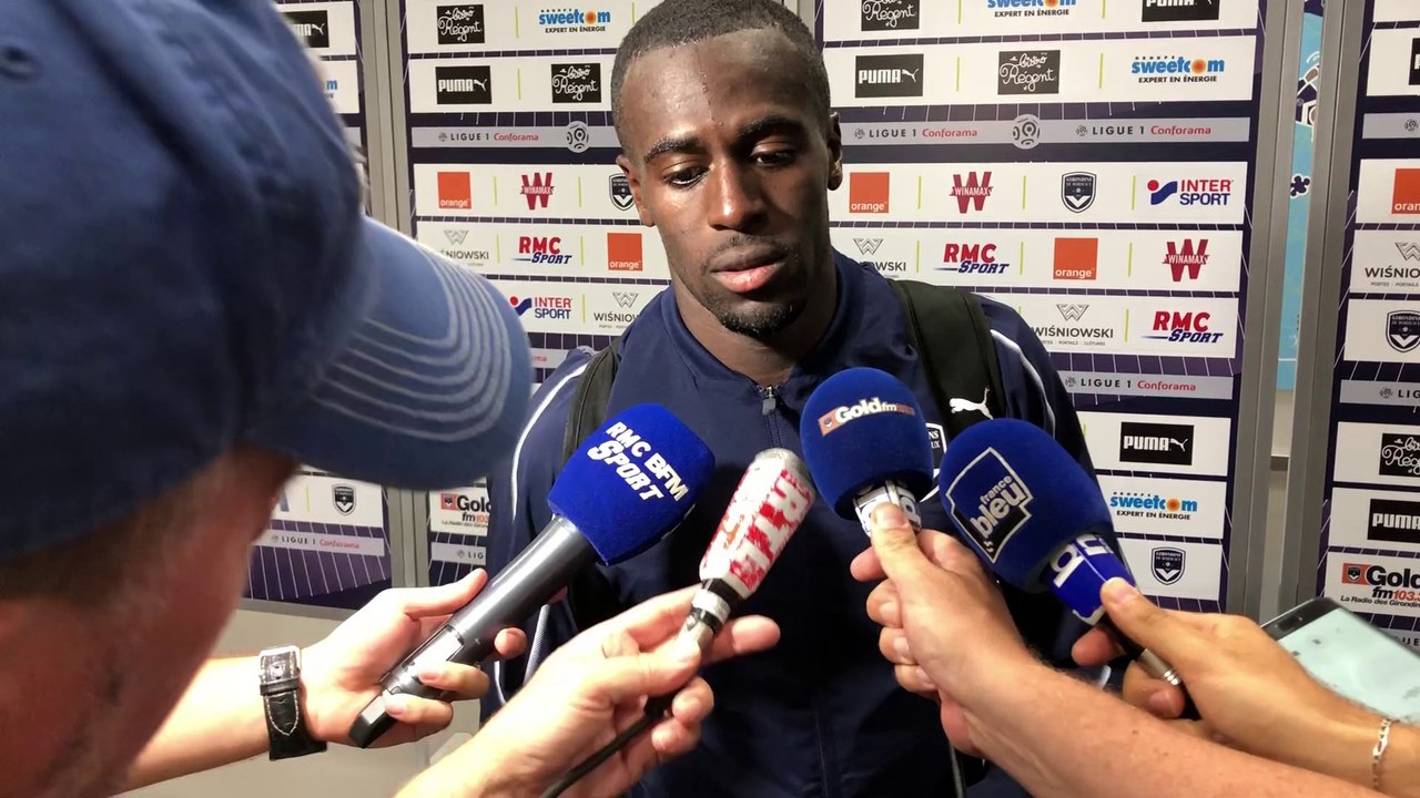 La réaction de Maxime Poundjé au terme du match face au FK Ventspils