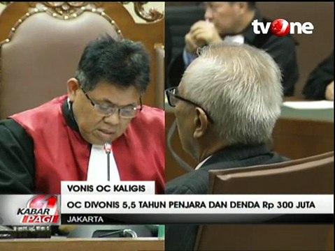 Divonis 5,5 Tahun Penjara, OC Kaligis Langsung Minta Banding