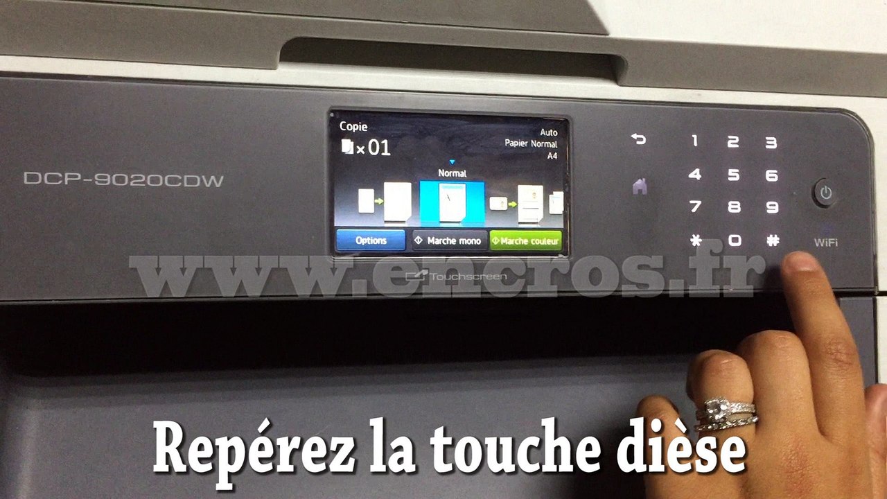 Apprendre à réinitialiser un tambour de Brother DCP 9020