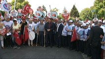 Memur-Sen üyelerinden ABD’nin Ankara Büyükelçiliği önünde protesto