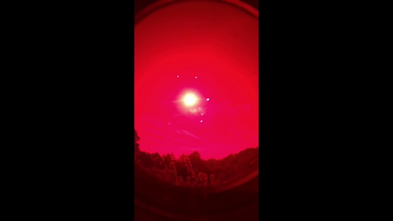 Aug 2nd 2018 Multiple PLANETS from Incoming Binary SYSTEM Visible Indiana SKY