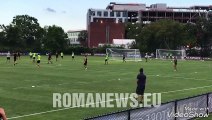 Roma, partitella nell'allenamento pomeridiano (2/08/2018)