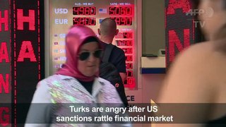 Turks react to US sanctions on two senior ministers