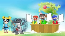 ✅Powerpuff Girls Art Class Kids School Drawing And Coloring Crocodile | Zilo Cartoons