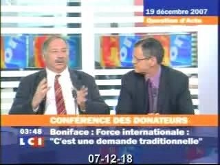 Sarko flop pour une force internationale de paix