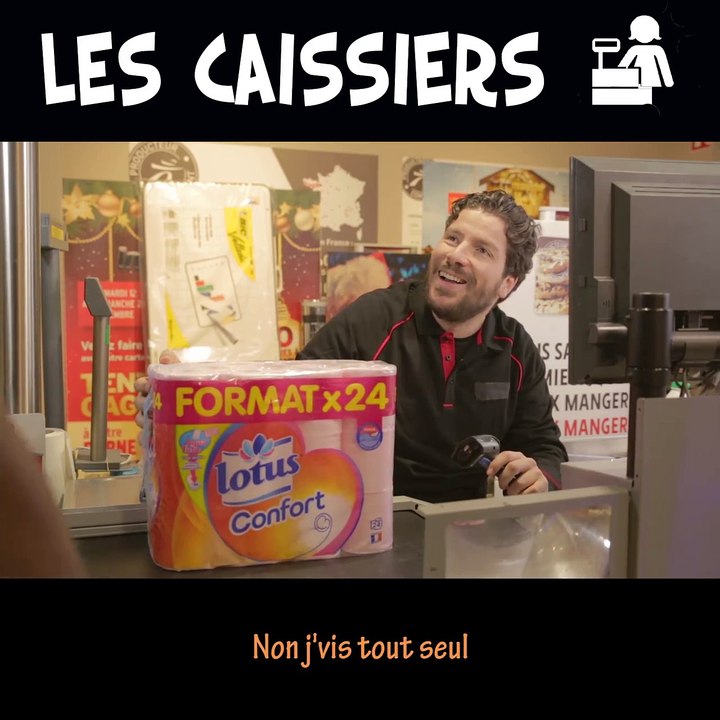 On connait tous ce genre de caissiers  Merci Franjo avec Felix Tout Court Redouane Bougheraba