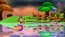 Nursery Rhymes Songs for Kids Children | The Ants Go Marching One By One Song | MUM MUM TV