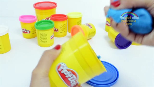 Play Doh SHAPE A BRACHIOSAURUS Toy Video | SURPRISE Color Dinosaur Play Doh Toys for kids