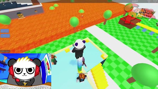 Roblox Floor Is Lava At The Playground Lets Play With Combo Panda - 