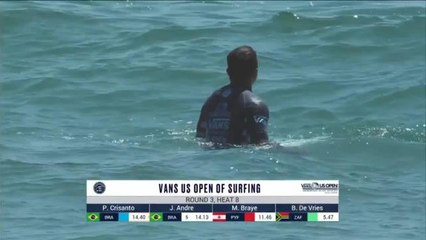 Adrénaline - Surf : Vans US Open of Surfing - Men's QS, Men's Qualifying Series - Round 3 heat 8
