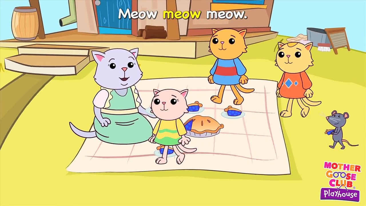 Three Little Kittens | Mother Goose Club Playhouse Kids Song