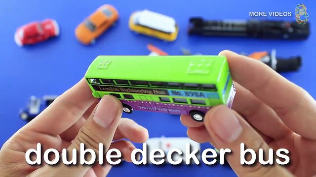 Learning Street Vehicles Names and Sounds for kids with Siku Toy Disney Plane Car