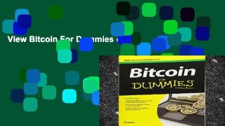 View Bitcoin For Dummies online