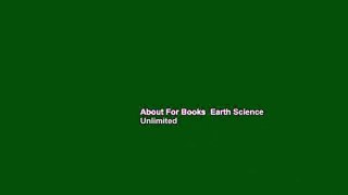 About For Books  Earth Science  Unlimited