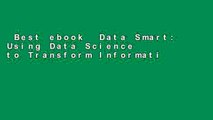 Best ebook  Data Smart: Using Data Science to Transform Information into Insight Complete
