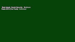 Best ebook  Social Security   Medicare Facts 2015 (Tax Facts)  Unlimited