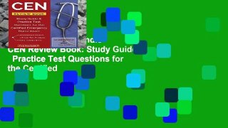 Any Format For Kindle  CEN Review Book: Study Guide   Practice Test Questions for the Certified