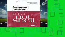 New Releases Government Contracts in a Nutshell (Nutshell Series)  For Full