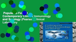 Popular to Favorit  Contemporary Clinical Immunology and Serology (Pearson Clinical Laboratory