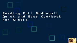 Reading Full Mcdougall Quick and Easy Cookbook For Kindle