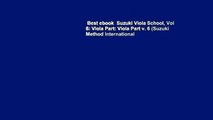 Best ebook  Suzuki Viola School, Vol 6: Viola Part: Viola Part v. 6 (Suzuki Method International