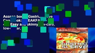 Access books Gastric Sleeve Cookbook: BREAKFAST - 40+ Easy and skinny low-carb, low-sugar,