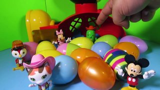 SURPRISE EGGS with Mickey Mouse Sheriff Callie and the Mickey Mouse Clubhouse Toy by EpicT